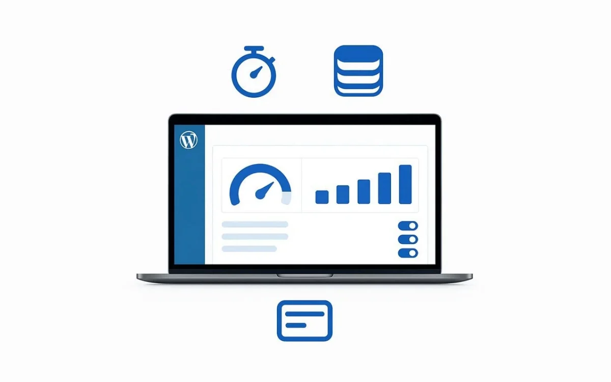 Grafika przedstawiająca wpływ hostingu na SEO WordPress.