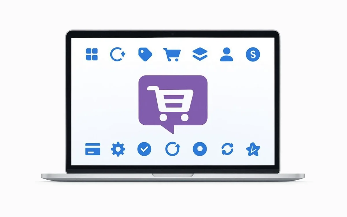 Grafika przedstawiająca najlepsze wtyczki do WooCommerce.